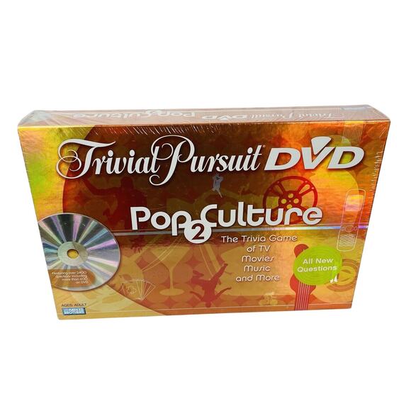 Parker Brothers Trivial Pursuit DVD Pop Culture 2nd Edition 2005 New & Sealed‎ - Picture 3 of 6